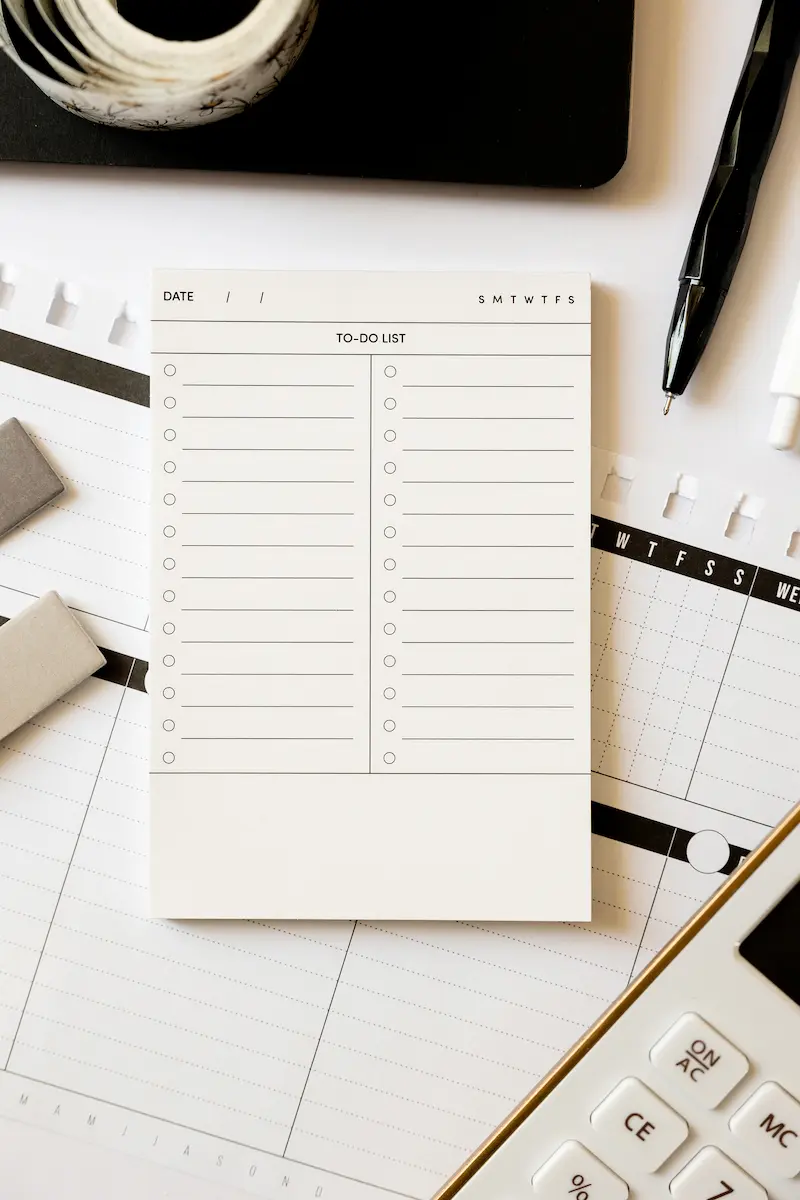 evaluating a starter website before buying on a laptop